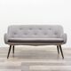 2.5-seater cocktail sofa, 1950s. Professionally restored.