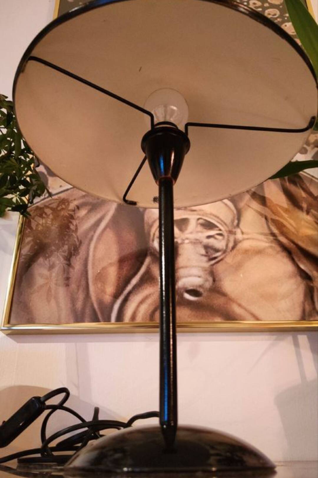 Galaxy black copper mushroom lamp Italy