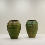 Set of 2 large early 16th century Tuscany vases, Italy.