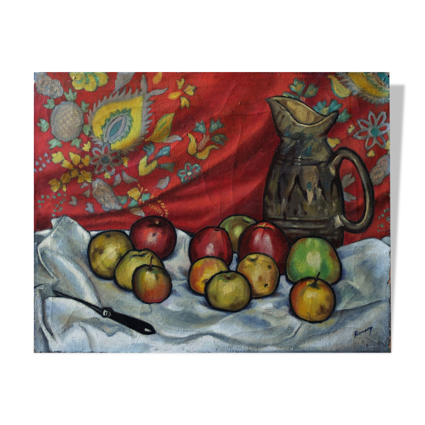 René gontran ranson (1891-1977) still life with apples