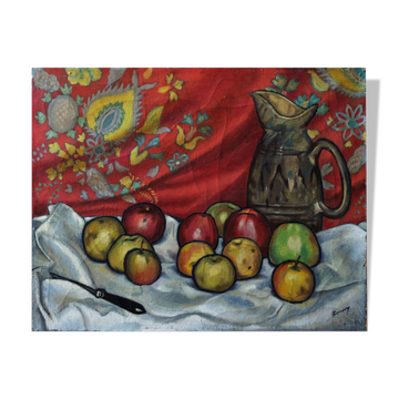 René gontran ranson (1891-1977) still life with apples