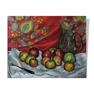 René gontran ranson (1891-1977) still life with apples