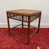 Vintage bamboo coffee table