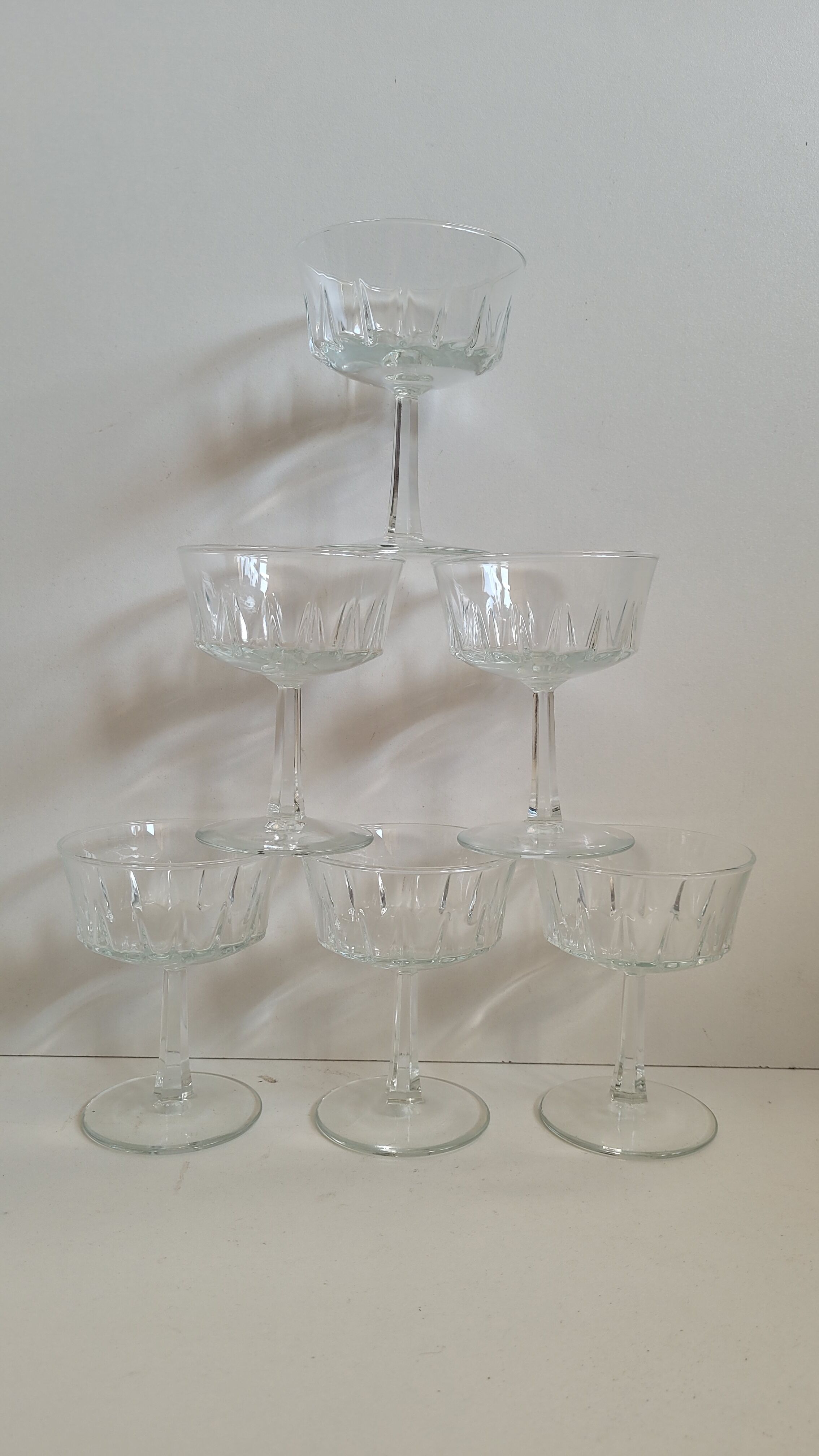 Set 6 glasses champagne