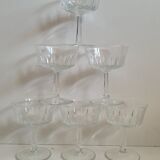 Set 6 glasses champagne
