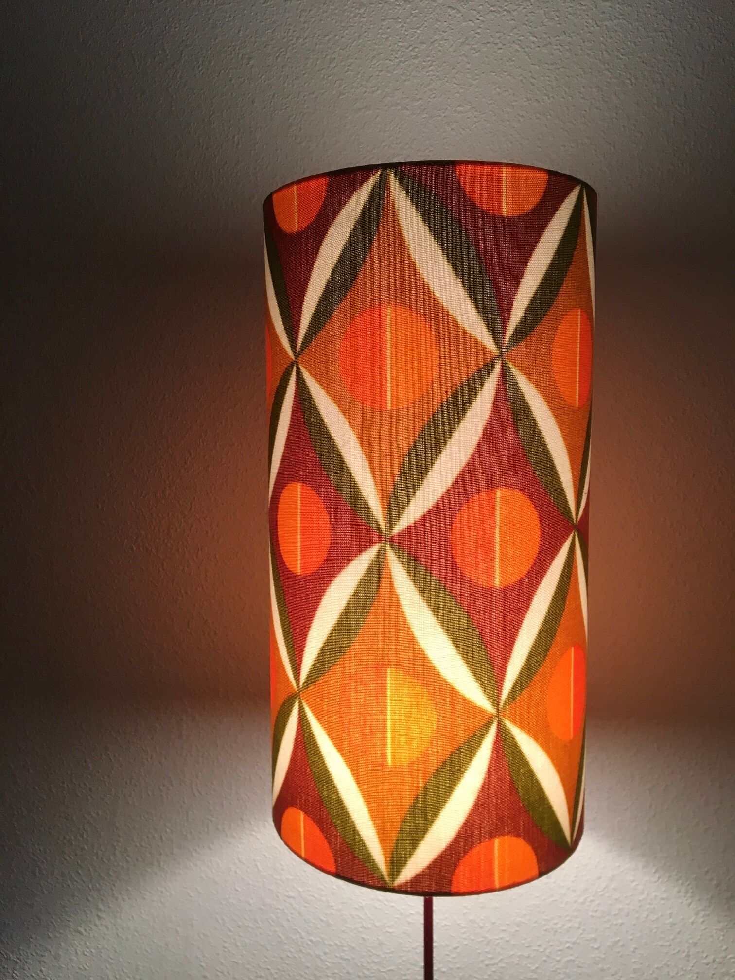 Lampshade Toronto H48 D25 - vintage vintage fabric