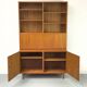 Vintage Teak Bookcase with Desk from Omann Jun, 1960s