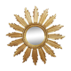 Vintage resin sun mirror