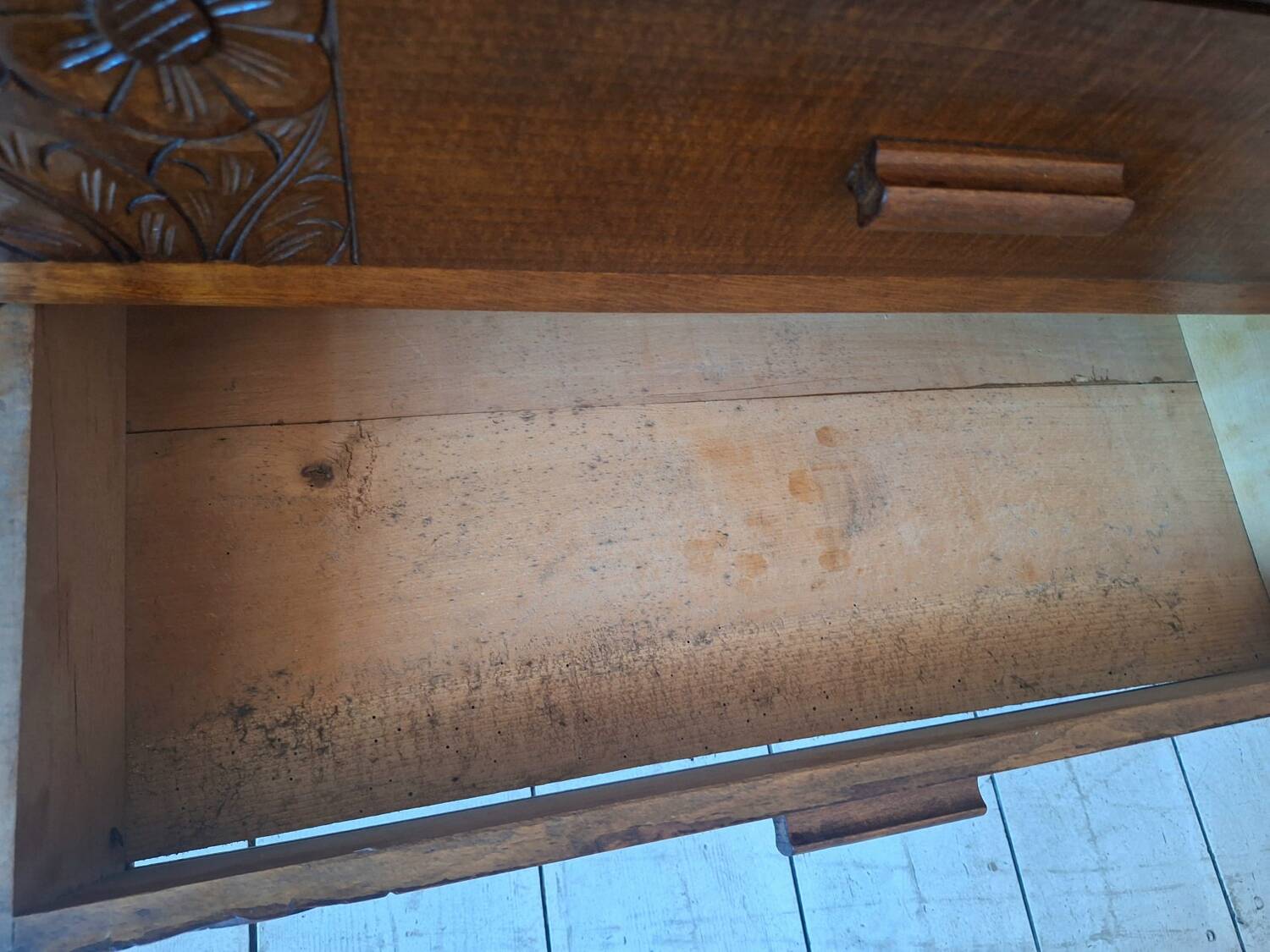 Art Deco chest of drawers, vintage antique furniture