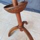 Charles X knitting machine in inlaid rosewood and rattan