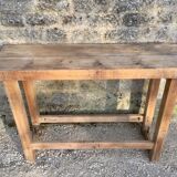 Solid wood carver's workbench