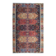 Tapis Kilim tribal turc tissage plat géométrique en laine, années 1880