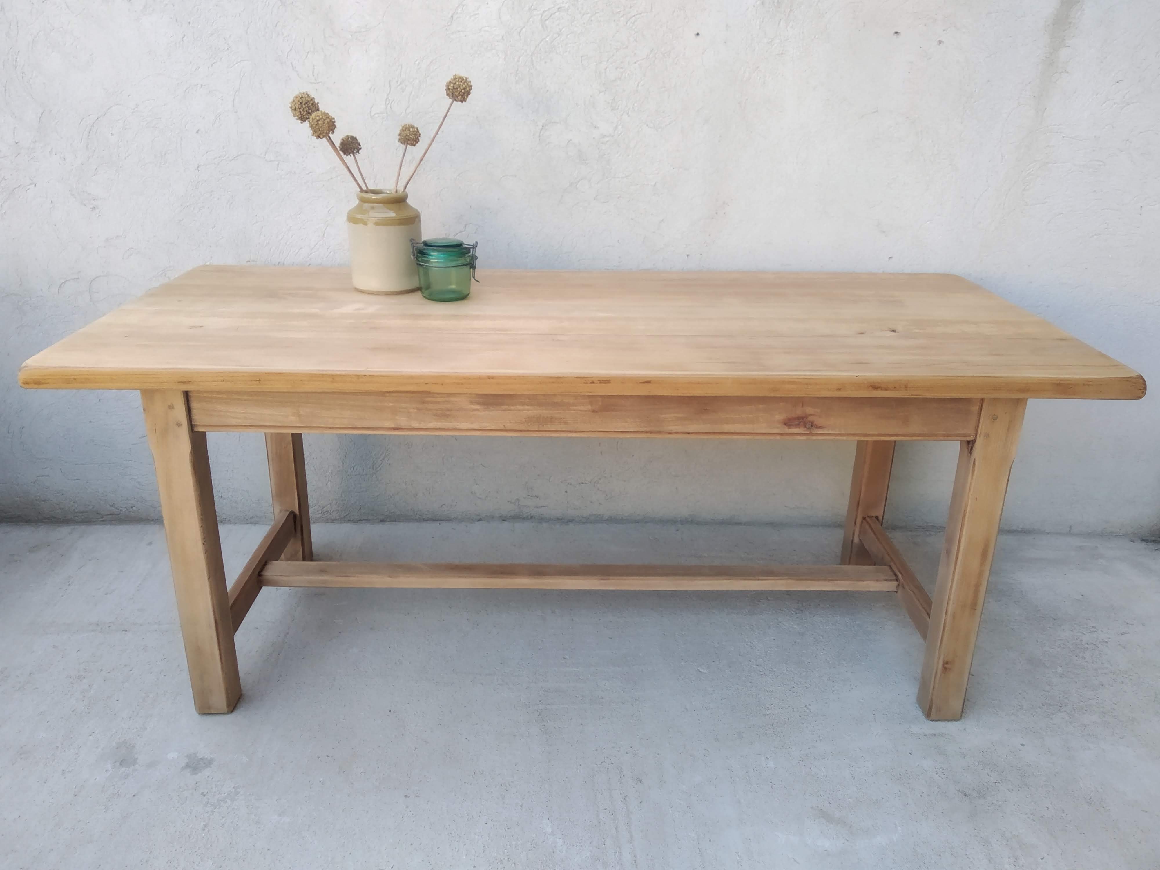 Table de ferme en bois massif