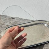Silver-plated duck dish