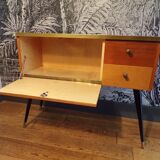 Vintage console table on legs