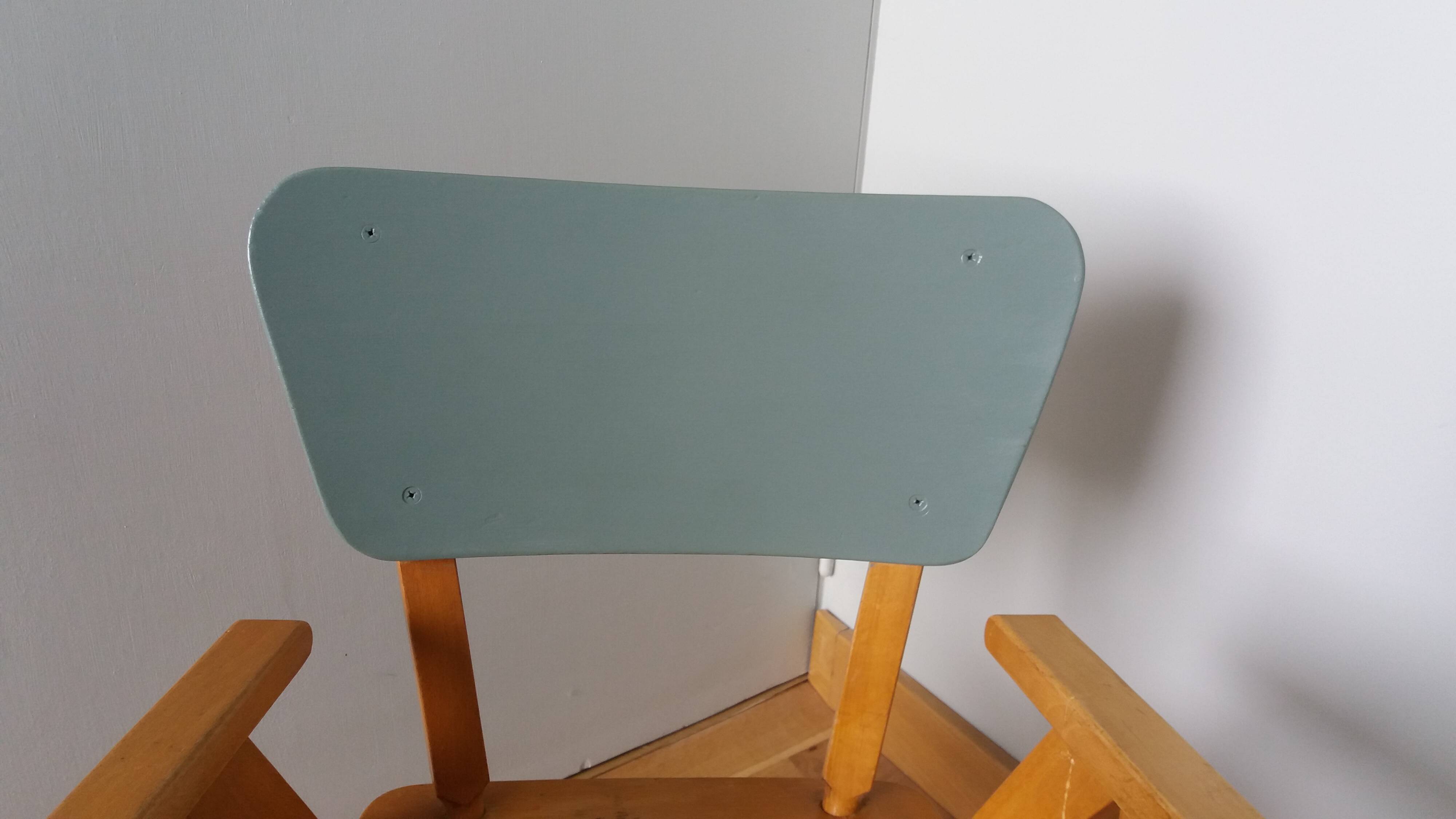 Fauteuil chaise enfant pieds compas