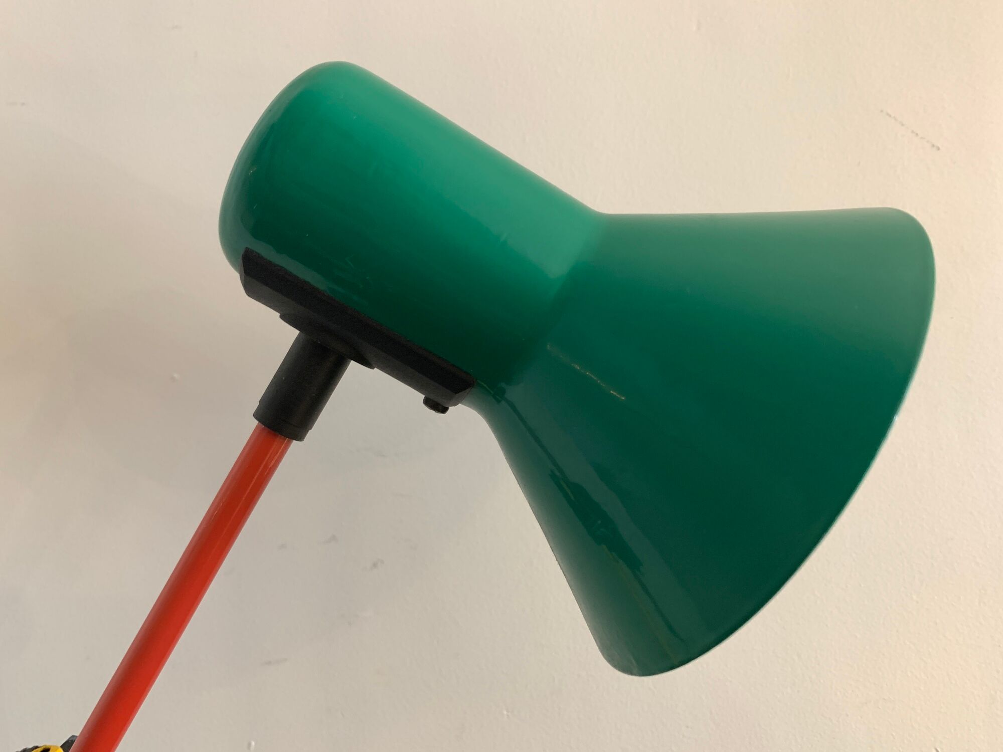 Articulated lamp by Veneta Lumi, primary colors Memphis style, 1980