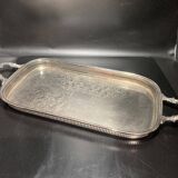 Silver metal tray