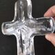 Daum France crusifix cristal