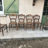 6 old Louis Philippe chairs