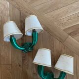 Pair of ceramic wall lights