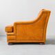 Coppia di poltrone in eco-pelle marrone anni ’50 vintage modernariato