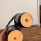 Double Pot Pottery Ceramic Terracotta Blue Bird Alsace Twisted Handle
