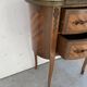 Louis XV style kidney chest of drawers Marble top with brass gallery 20th century