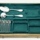 Christofle Cutlery Set - Trianon Model - 155 Pieces, Silver-Plated Metal