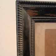 Large landscape painting, mixed media, 19th century