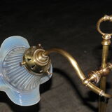 Art deco brass table lamp