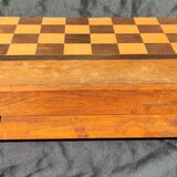Old backgammon game