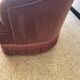 Pink vintage velvet sofa