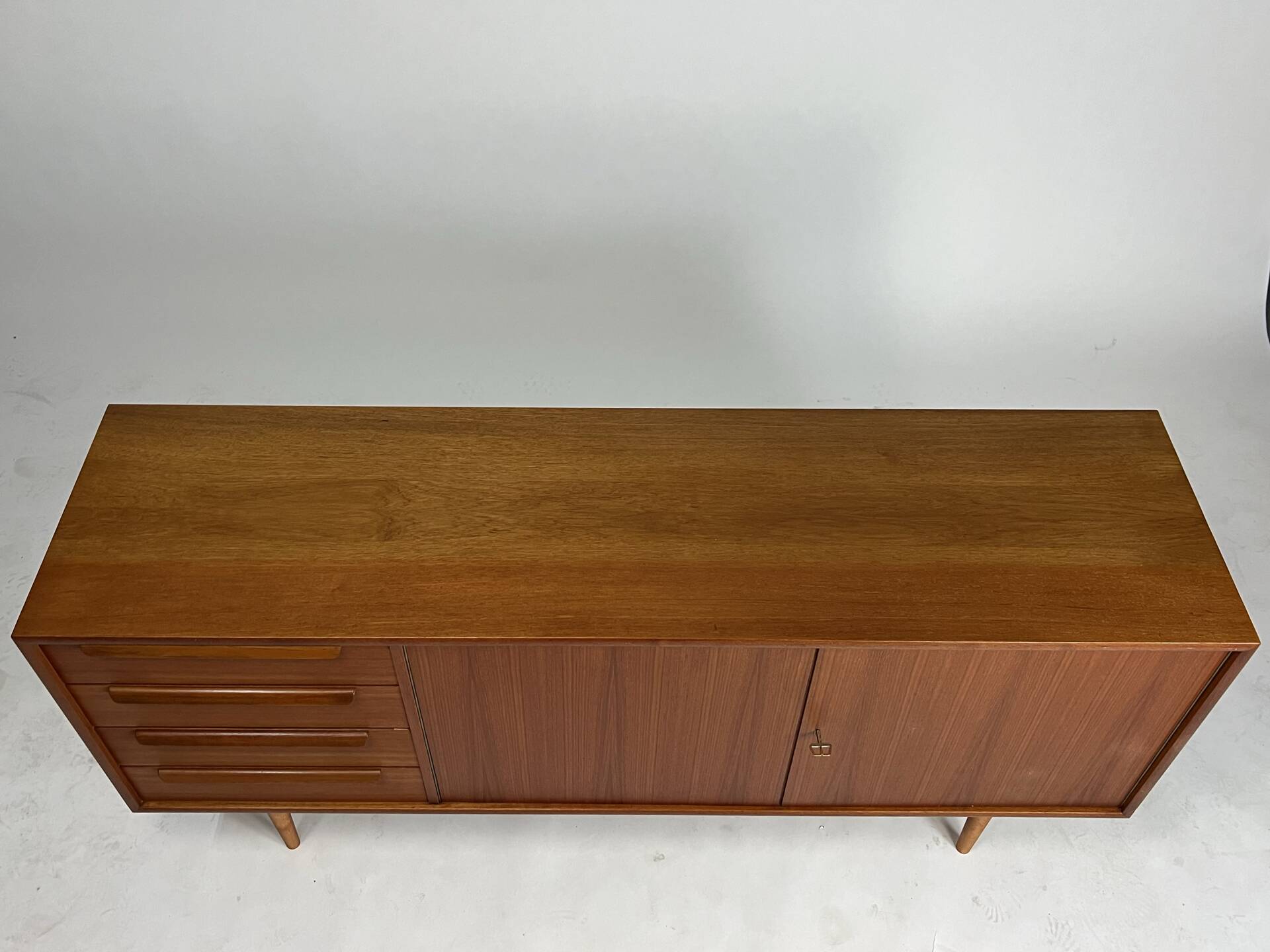 Mid-century teak sideboard by Georg Satink for WK Möbel 60s vintage