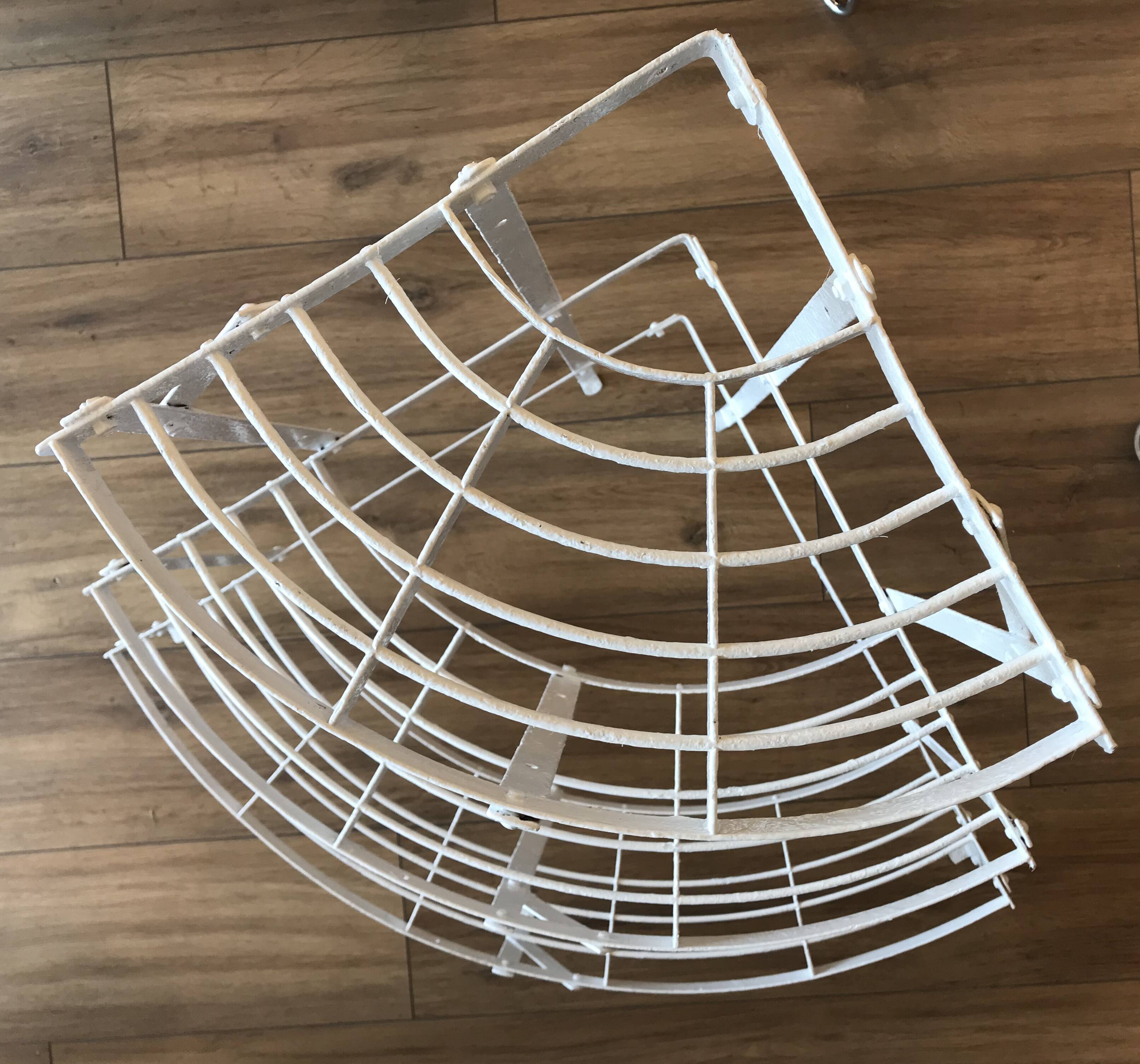 Wearing old wrought iron plants