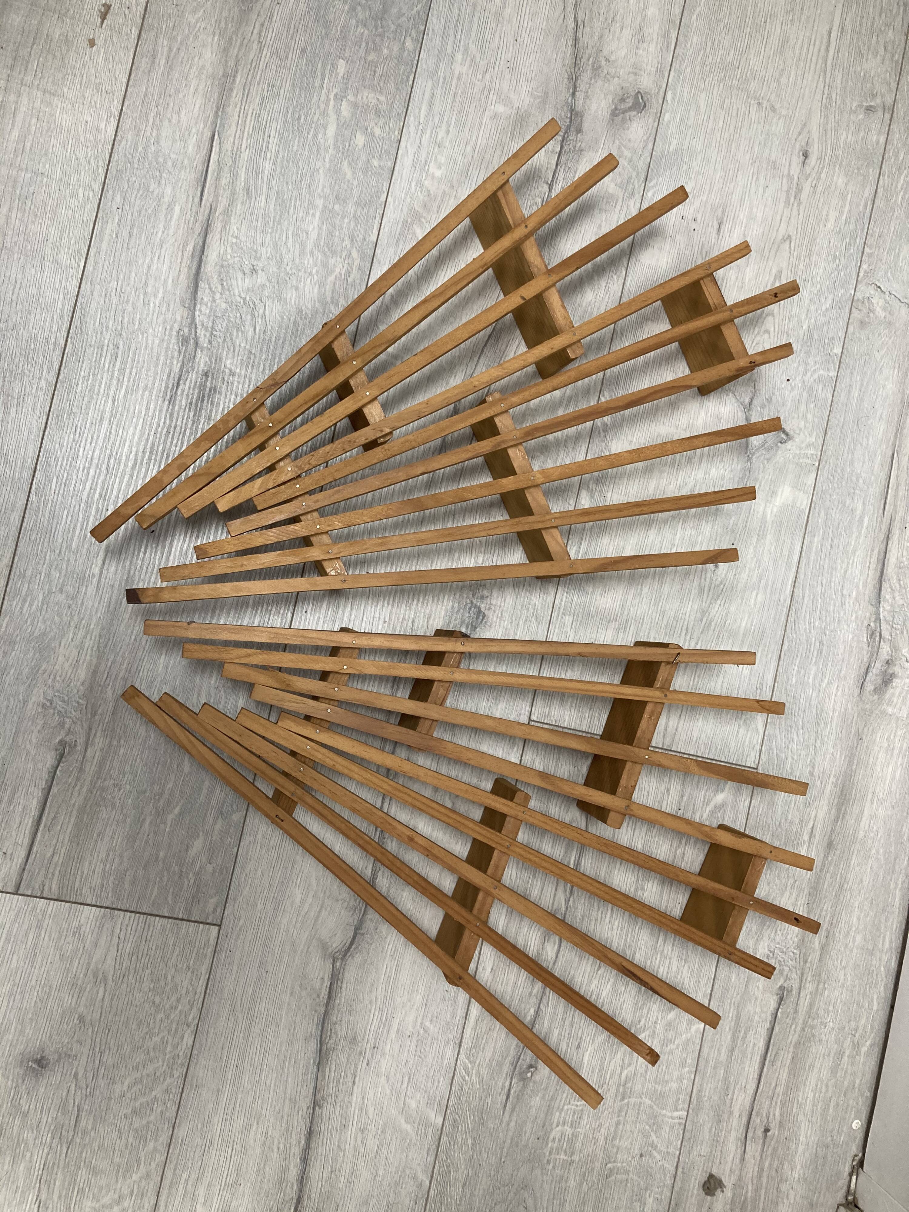 Pair of vintage wall shelves