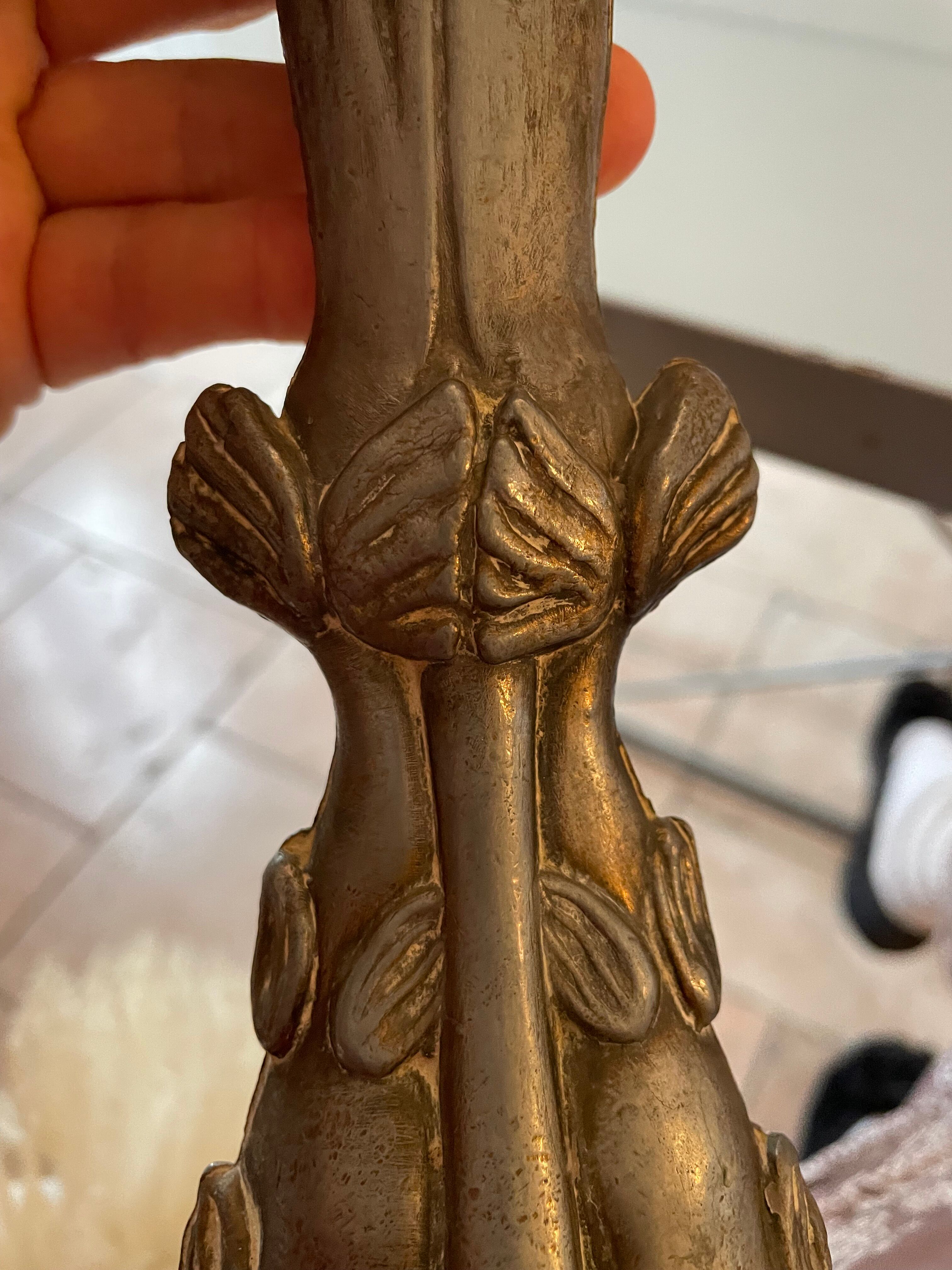 Old Art Nouveau candle holder