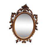 Vintage aged resin mirror