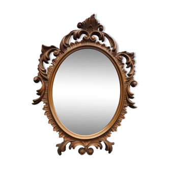 Vintage aged resin mirror