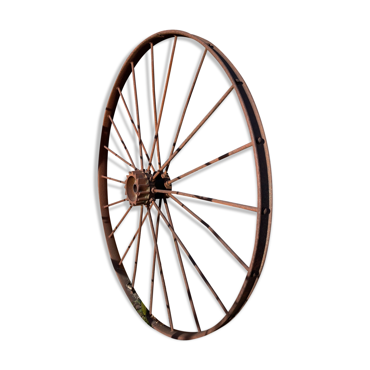 Old iron wheel