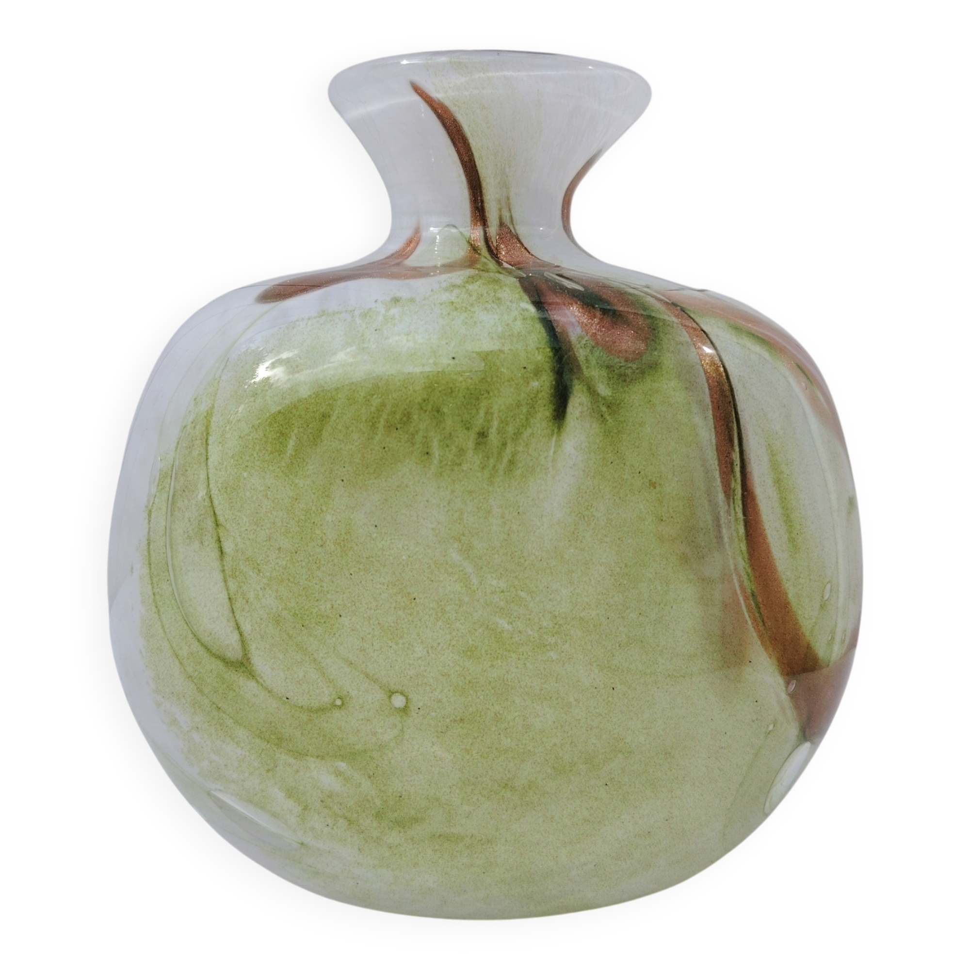 Blown glass vase, Bob the Bleis, Maure-vieil