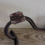 Coat rack Curved metal coat rack with two hooks