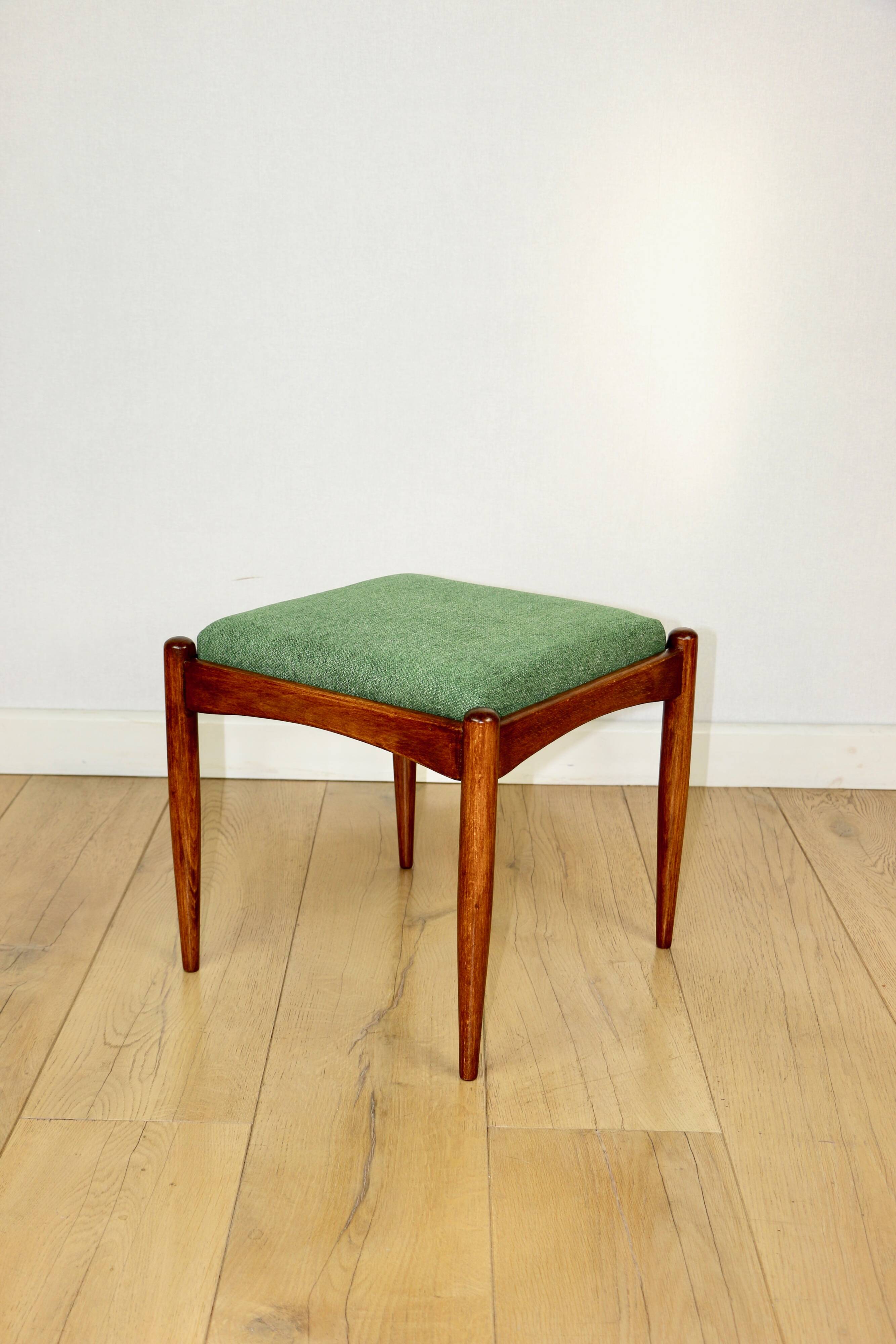 Tabouret Edmund Homa siège vert - tissu structurel