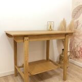 Drafting desk, from the 60s/70s, in solid oak