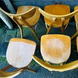 Set of 10 Luterma Banana model chairs