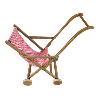 Poussette ancienne pour poupée