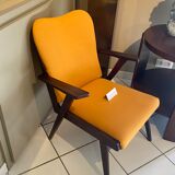 Scandinavian armchair 50s wooden