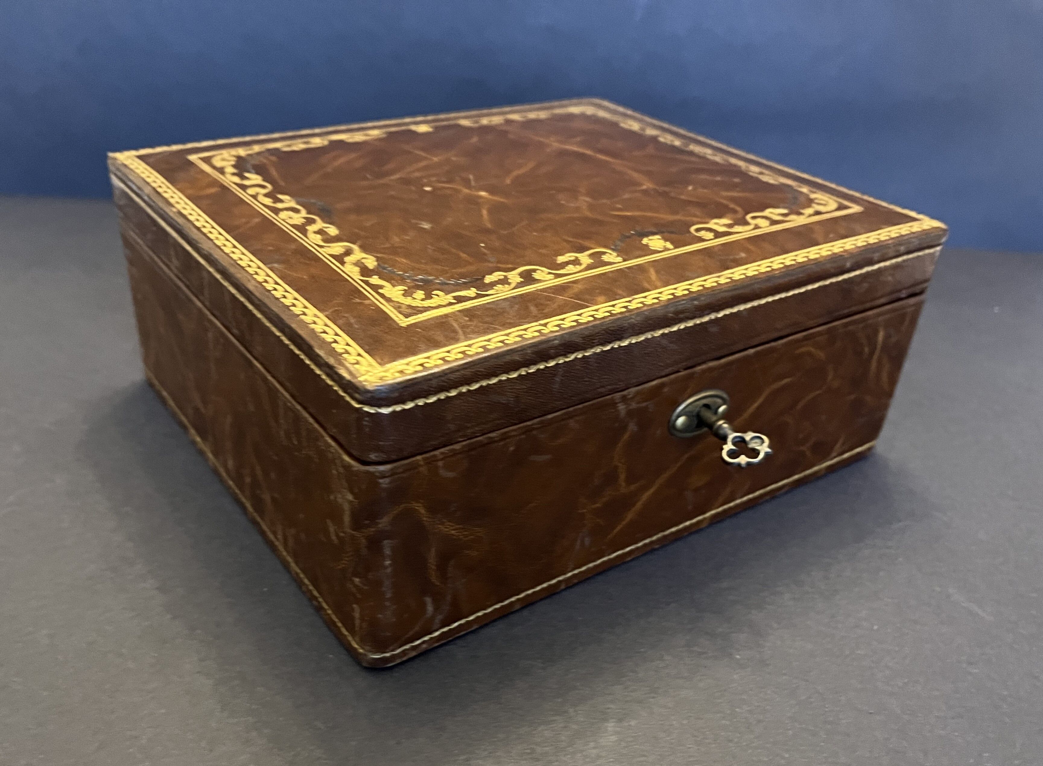 Antique jewelry box