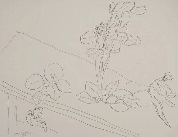 Henri Matisse : Table à la nature morte, lithographie signée