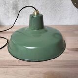 Enamelled sheet metal suspension